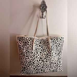 H&M Leopard Print Shopper with Clutch✨